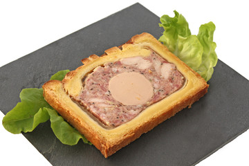 Pâté en croute au foie gras