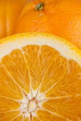 halved orange