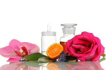 Create perfume isolated on white