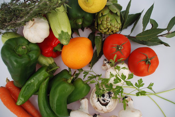 BODEGÓN DE VERDURAS FRESCAS