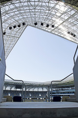 Leeres Stadion