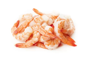Gordijnen Fresh Organic Shrimp Cocktail © Brent Hofacker
