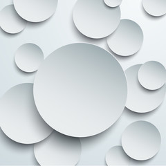 Paper white circles.