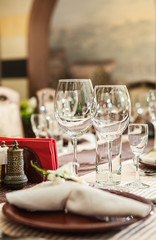 a restaurant serving