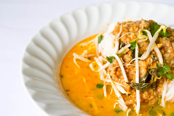 fish soup with noodles