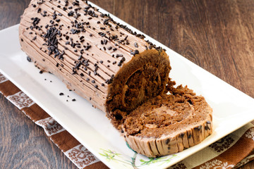 Chocolate log