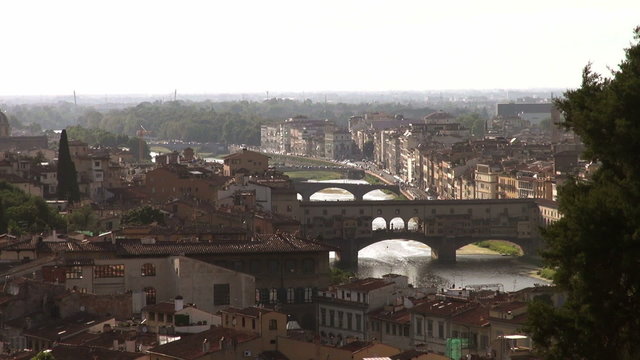 Cityscape - Panorama of Florence, Tuscany, Italy, Arno and Ponte
