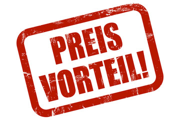 Grunge Stempel rot PREISVORTEIL