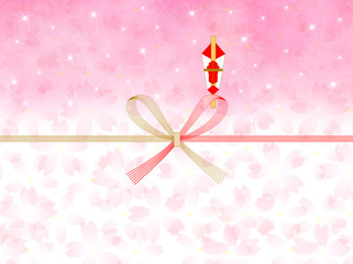 桜　熨斗　春　背景