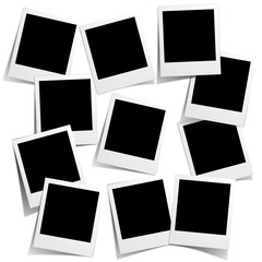 Vector polaroid collection - obrazy, fototapety, plakaty