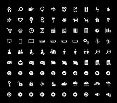 Set of 90 Web Icons