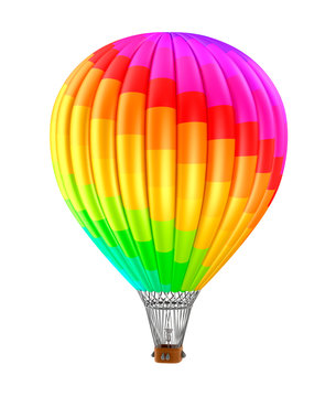 Colorfull balloon isolated on white background