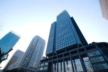 Obraz na płótnie Canvas 東京の高層ビル
