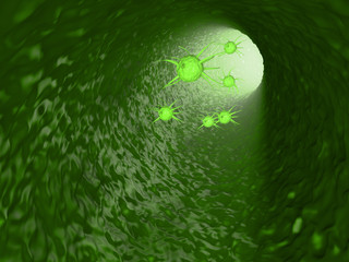 green bacterias