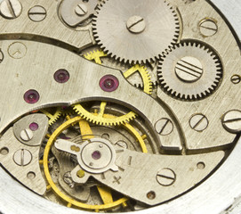 Clockwork close up