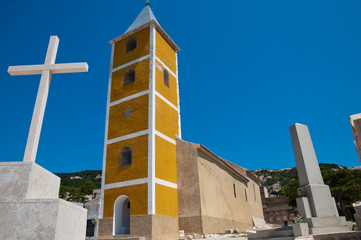 Sveti Jurje church and cementery in Baska - Krk  Croatia