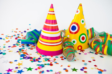Colorful party decorations