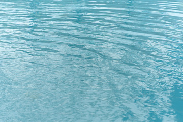 wave of water in swimming pool