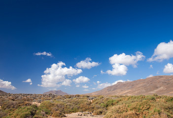 Fototapeta na wymiar Central Fuerteventura, wschodnie wybrzeże