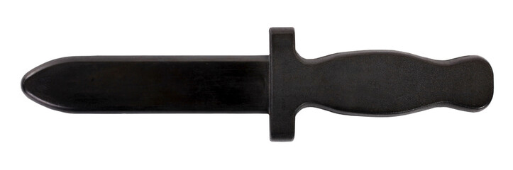 Training knife with rubber blade