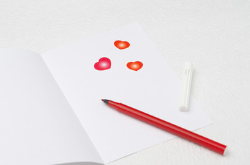 unwritten love letter, selective focus