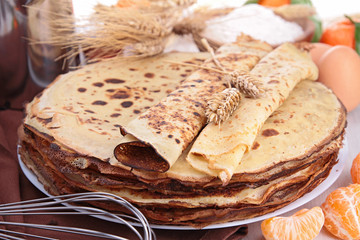 crepes and ingredient