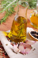 olio di oliva aromatizzato