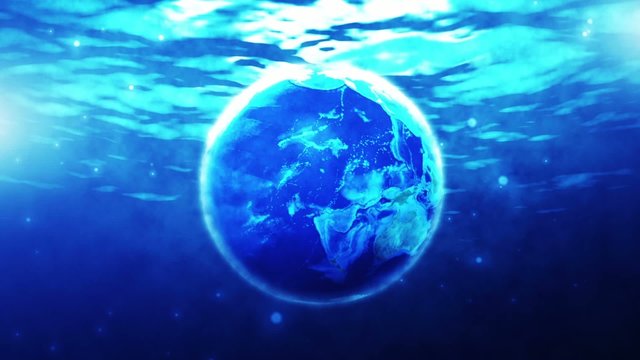 earth under water