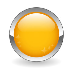 BLANK web button (round orange metallic blank gel)