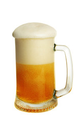 Glass with beer