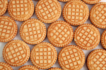 cookies on a white background