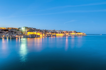 Fototapeta premium Valletta south waterfront in Malta