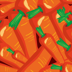 seamless pattern ripe carrot