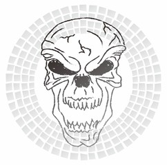 skull sketch
