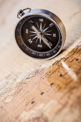 Map with Compass