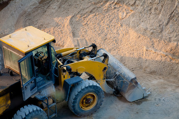 Loading and unloading trucks