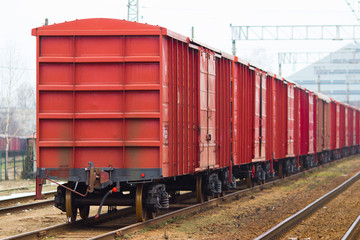 Fototapeta na wymiar Freight train