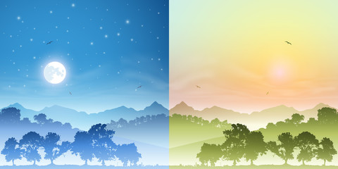 Day and Night Landscapes