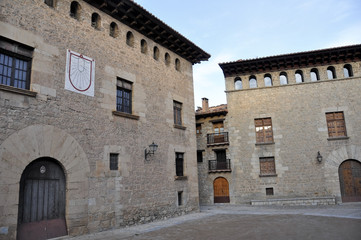 Fototapeta na wymiar Renesansowy pałac, Mirambel (Hiszpania)