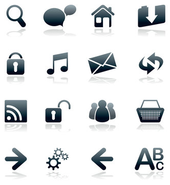 set of web icons