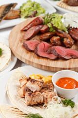 party with tasty dishes