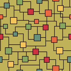microchip seamless pattern