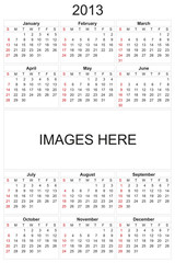 Calendar 2013