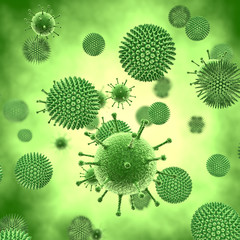Viren und Bakterien - 3D Visualisierung