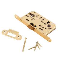 Door lock assembly on White Background
