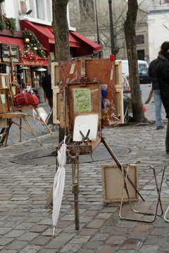 Chevalet,Place Du Tertre,paris