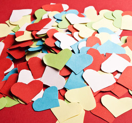 Fototapeta premium valentine's paper heart , valentine's day , day valentine