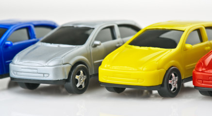 toy cars made ​​of plastic