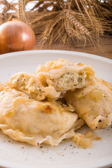  Pierogi.Polish dish .
