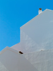 Side view of a whitewashed house © Viktor
